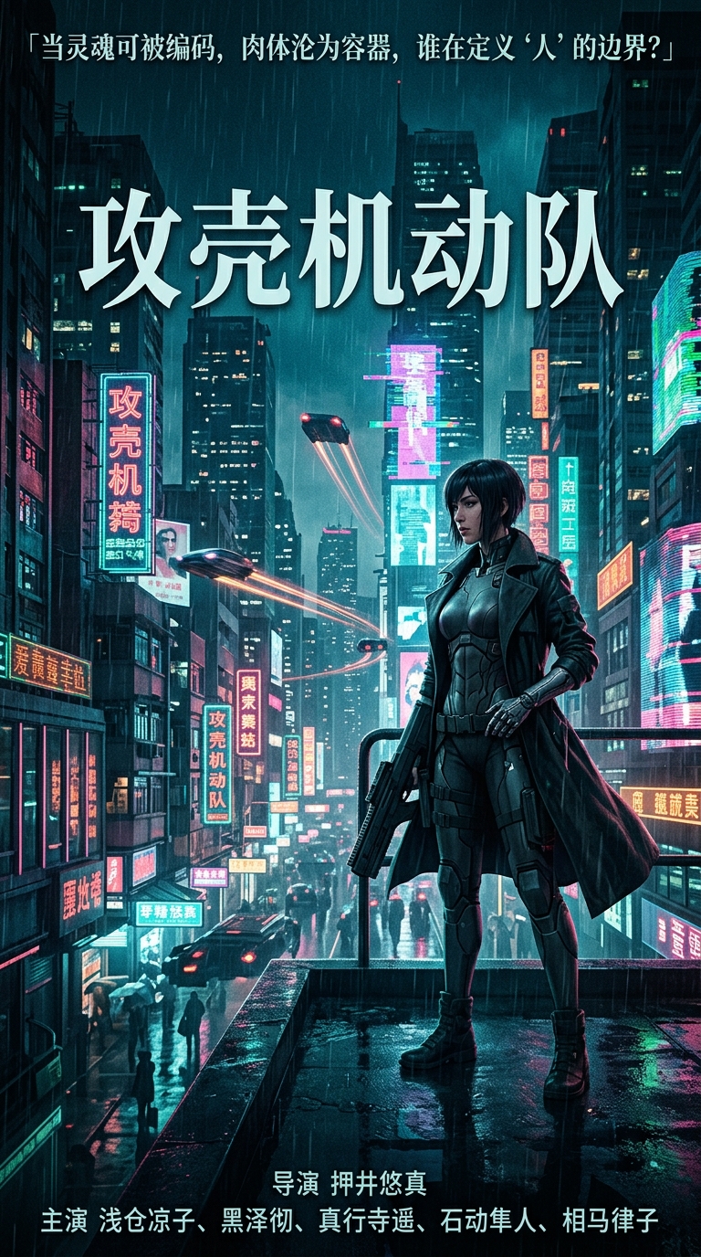 《攻壳机动队》主视觉海报