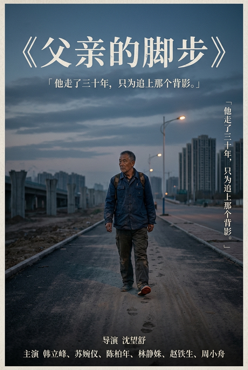 《父亲的脚步》海报