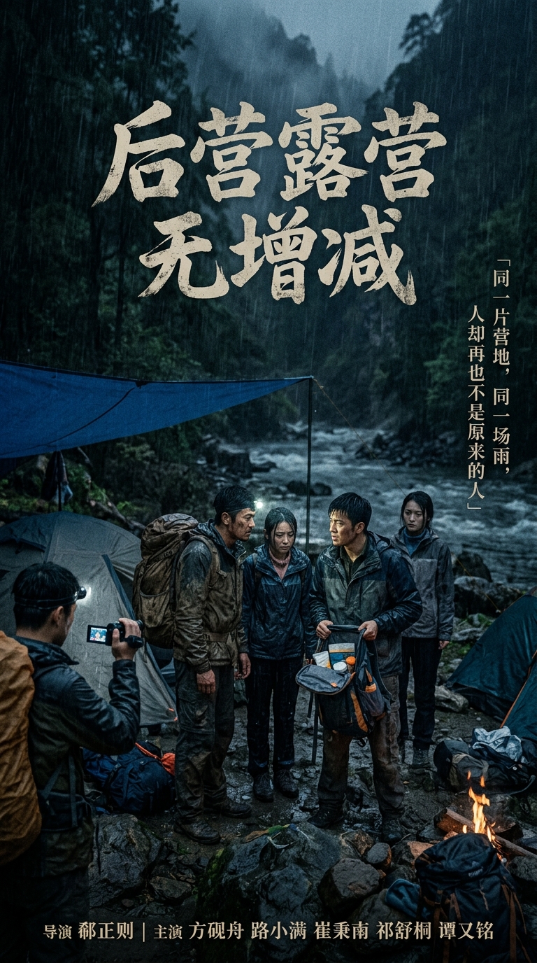 《后营露营无增减》海报