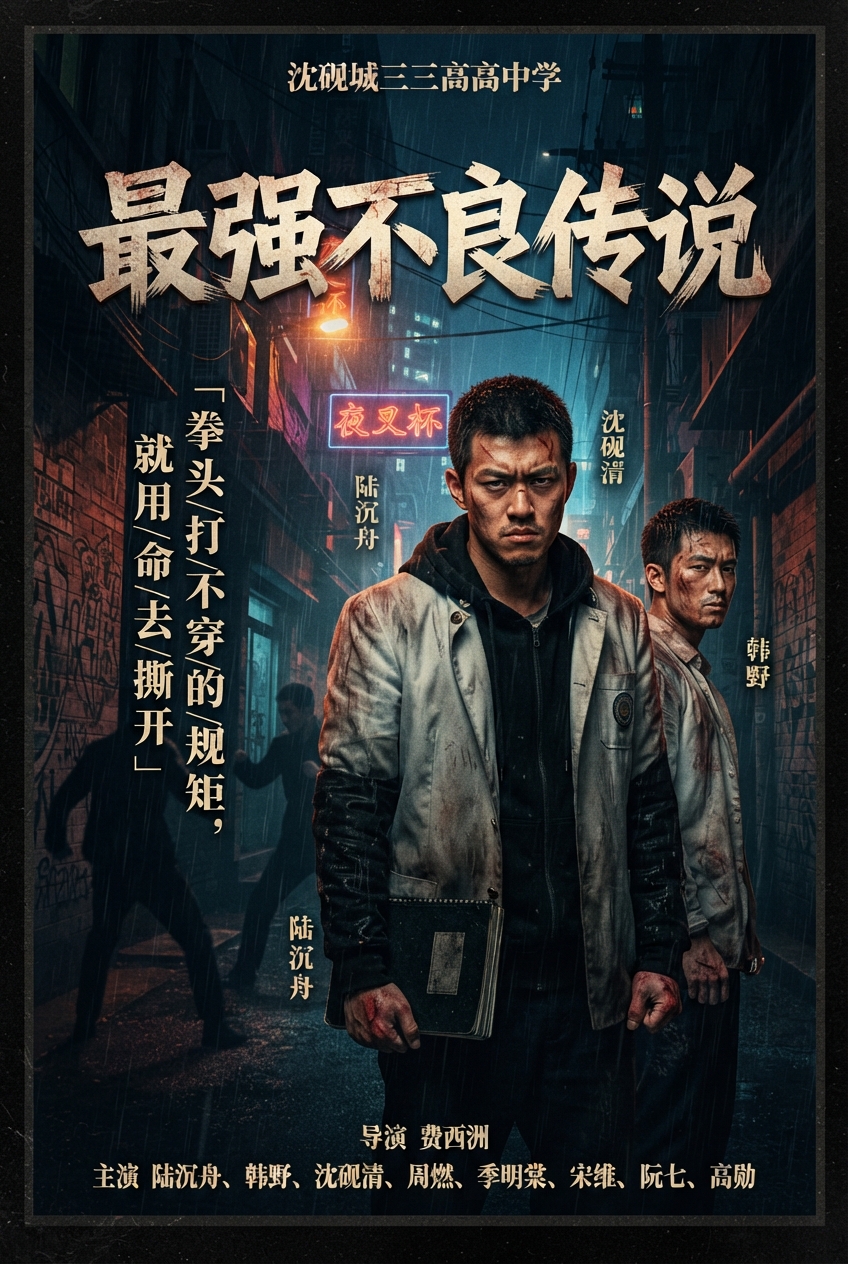 《最强不良传说》主视觉海报