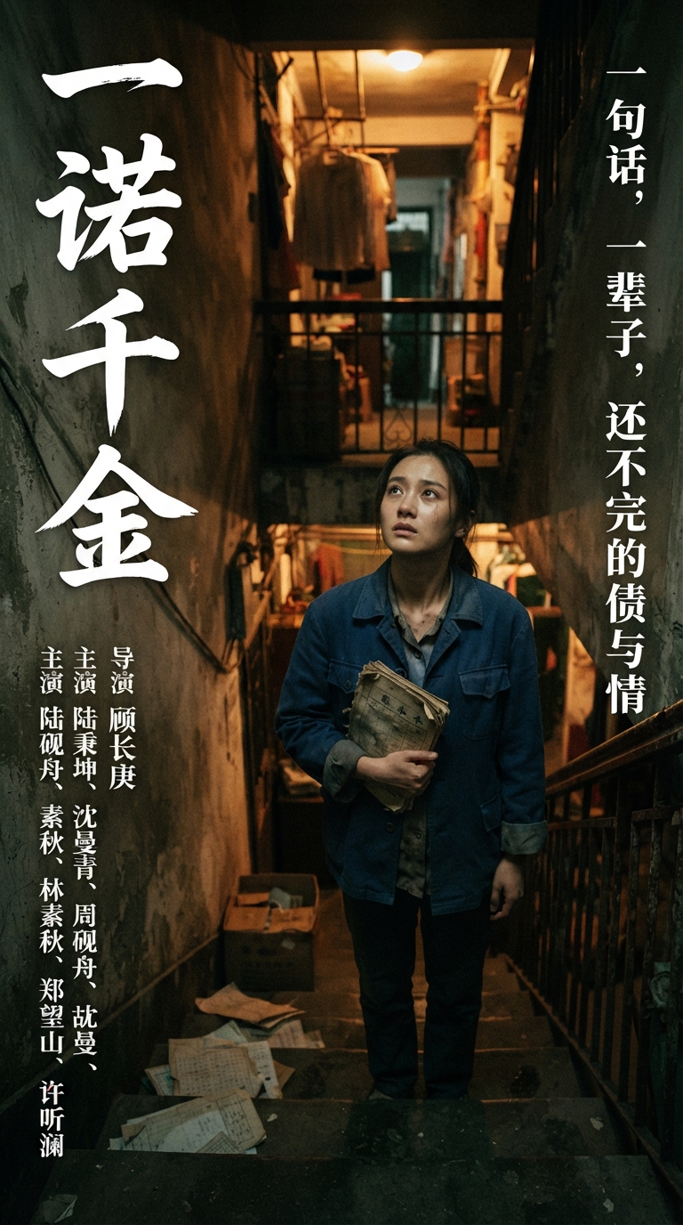 《一诺千金》主视觉海报