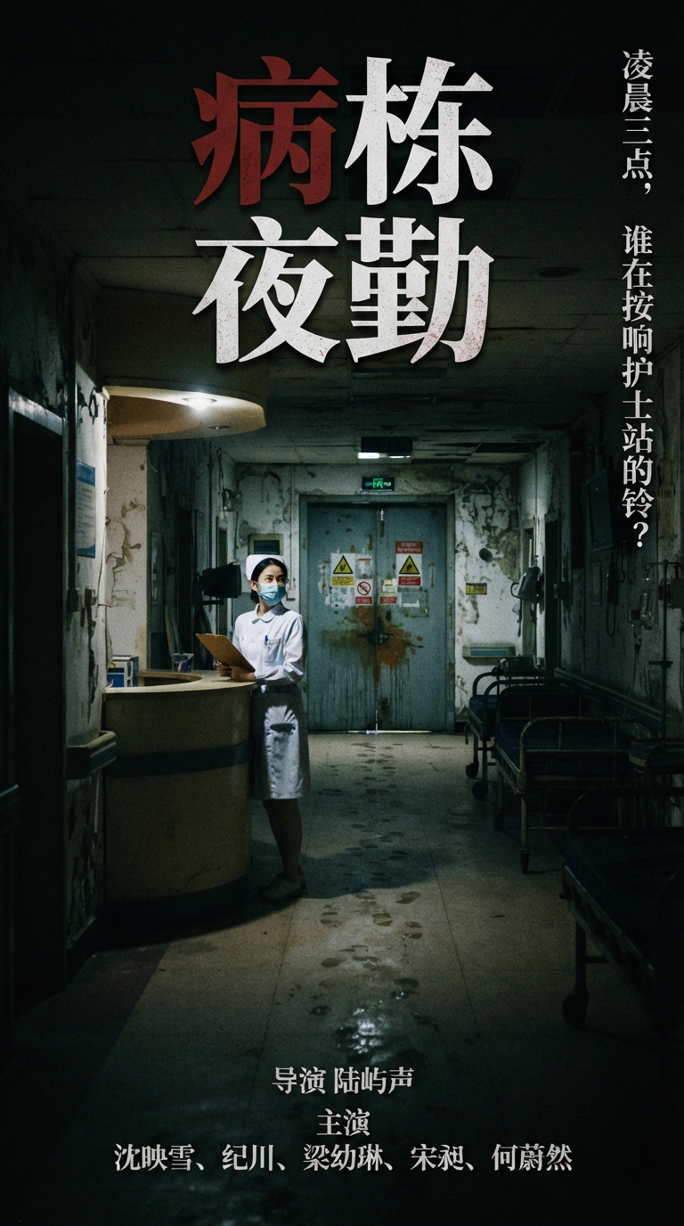 《病栋夜勤》主视觉海报